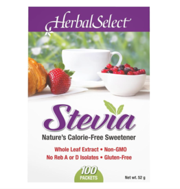Herbal Select Stevia Packets 100 pk