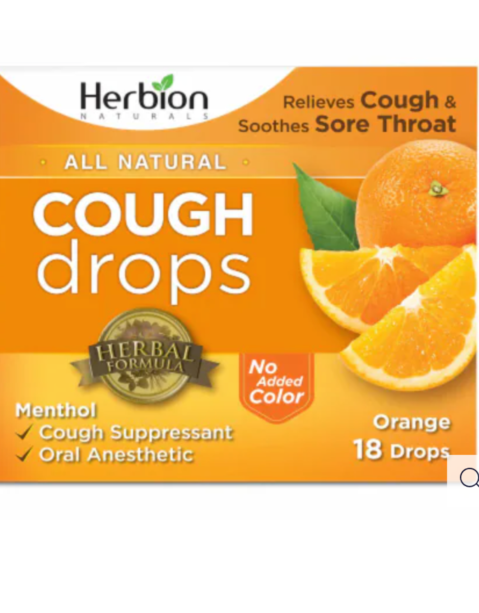 Herbion Herbion Naturals Orange Cough Lozenges