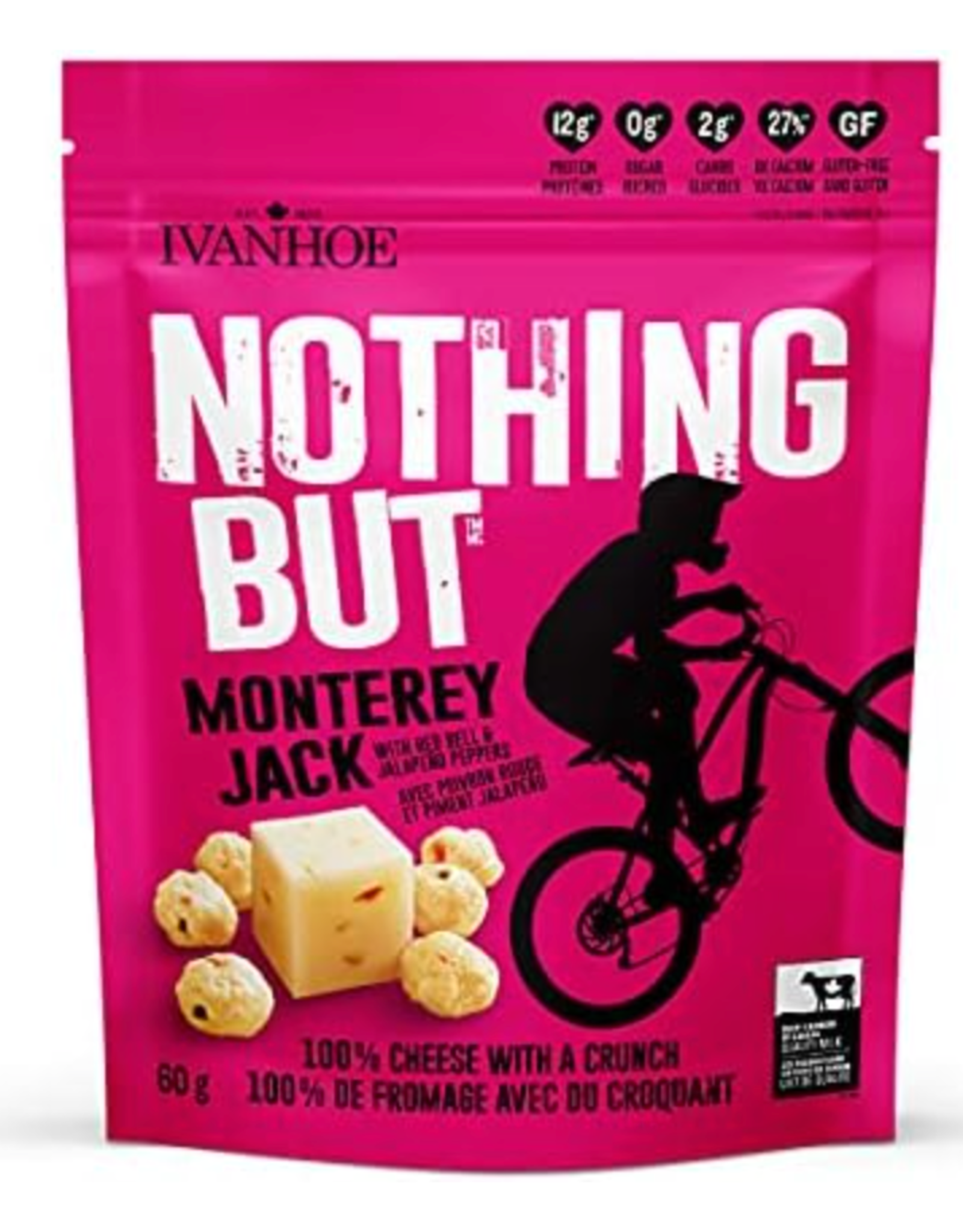 Ivanhoe Mont Jack Nothing but the Cheese 57g bag
