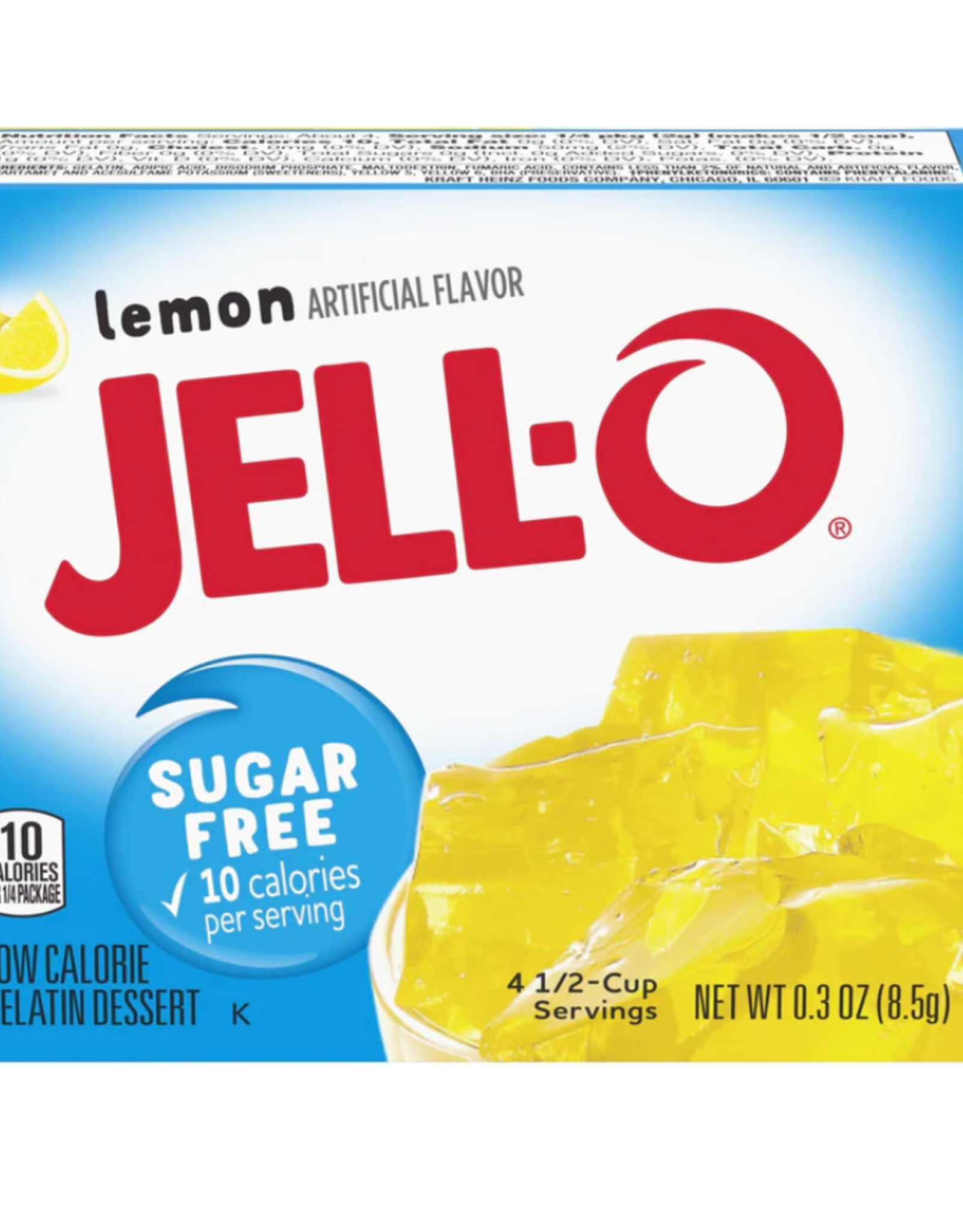 Jello Jello Gelatin Mix Lemon 8.5g
