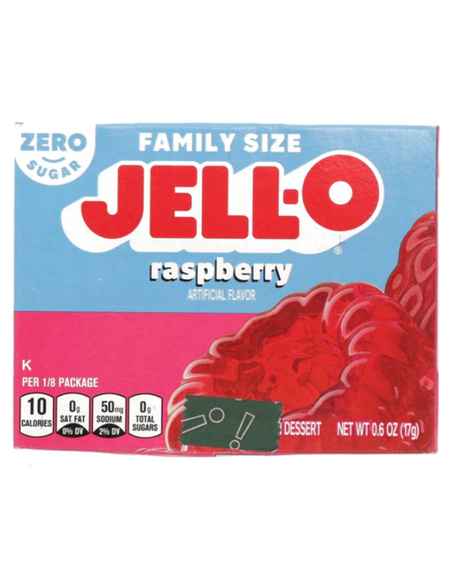 Jello Jello Gelatin Mix Raspberry 17g