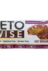 Keto Wise Fat Bomb Bar Choc Pecan