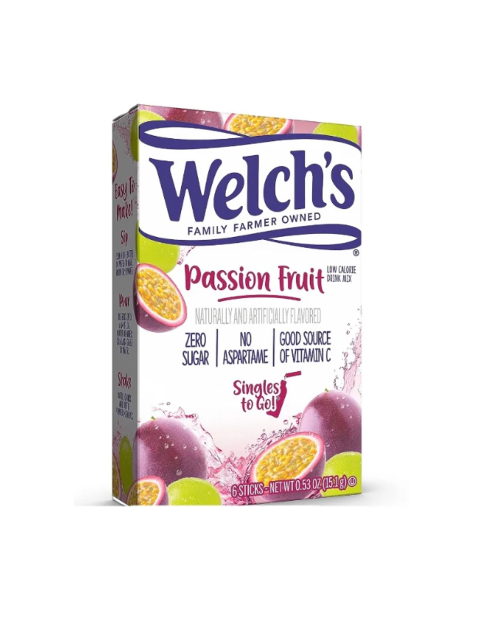 Welch's Passion Fruit Drink Mix 6 pk