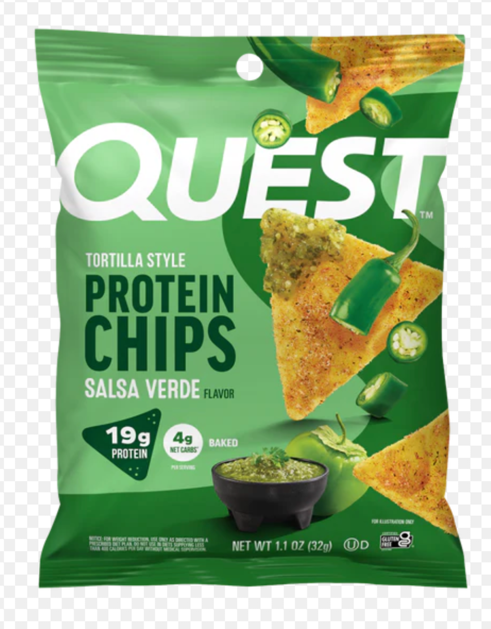 Quest Quest Chips Salsa Verde