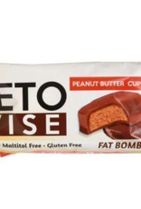Keto Wise Fat Bomb Bar PB Cup Patties