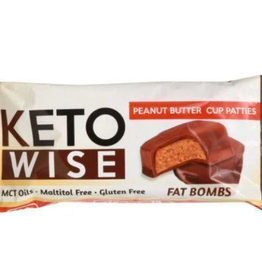 Keto Wise Fat Bomb Bar PB Cup Patties