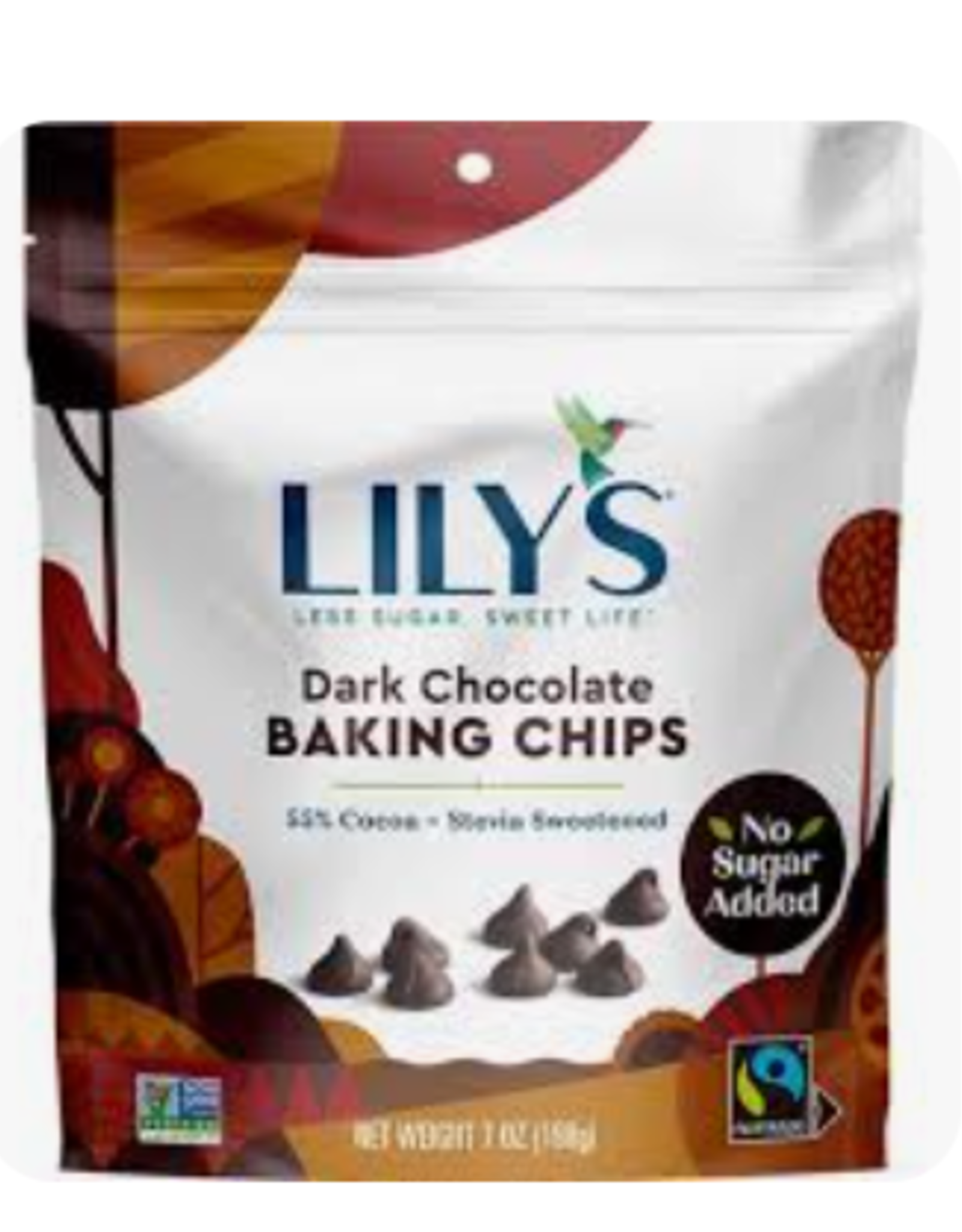 Lily's Sweets Lily's Chips Dark Chocolate 198g