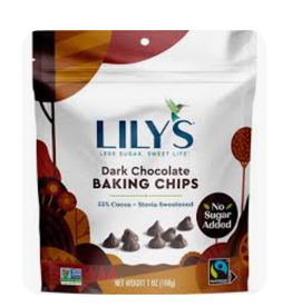 Lily's Sweets Lily's Chips Dark Chocolate 198g
