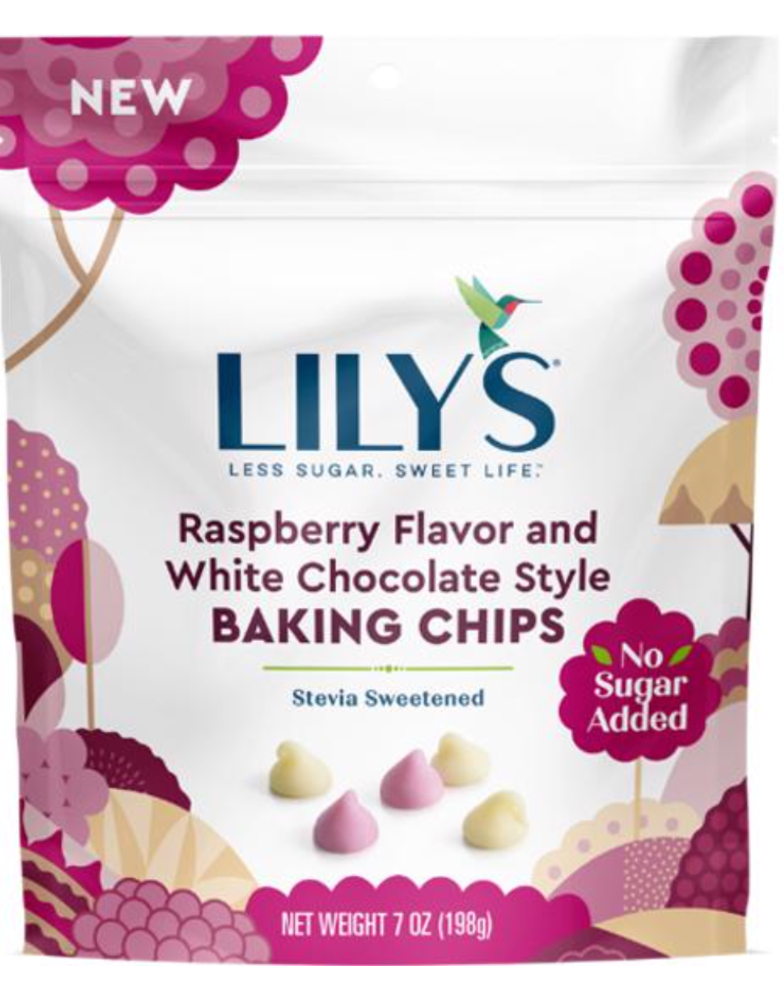 Lily's Sweets Lily's Chips Raspberry 198g