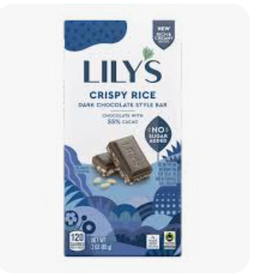 Lily's Sweets Lily's Bar Dark Choc Crispy