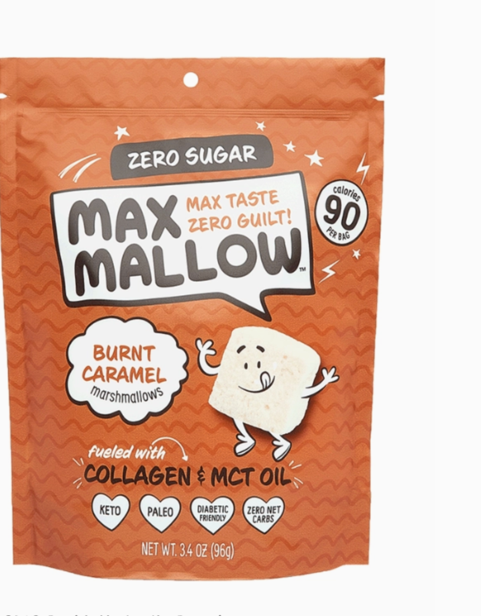 Max Mallow Burnt Caramel 96g