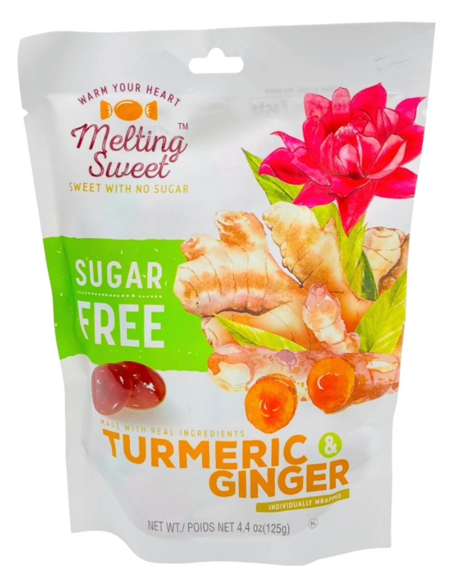 Melting Sweet Hard Candies - Turmeric Ginger 125g