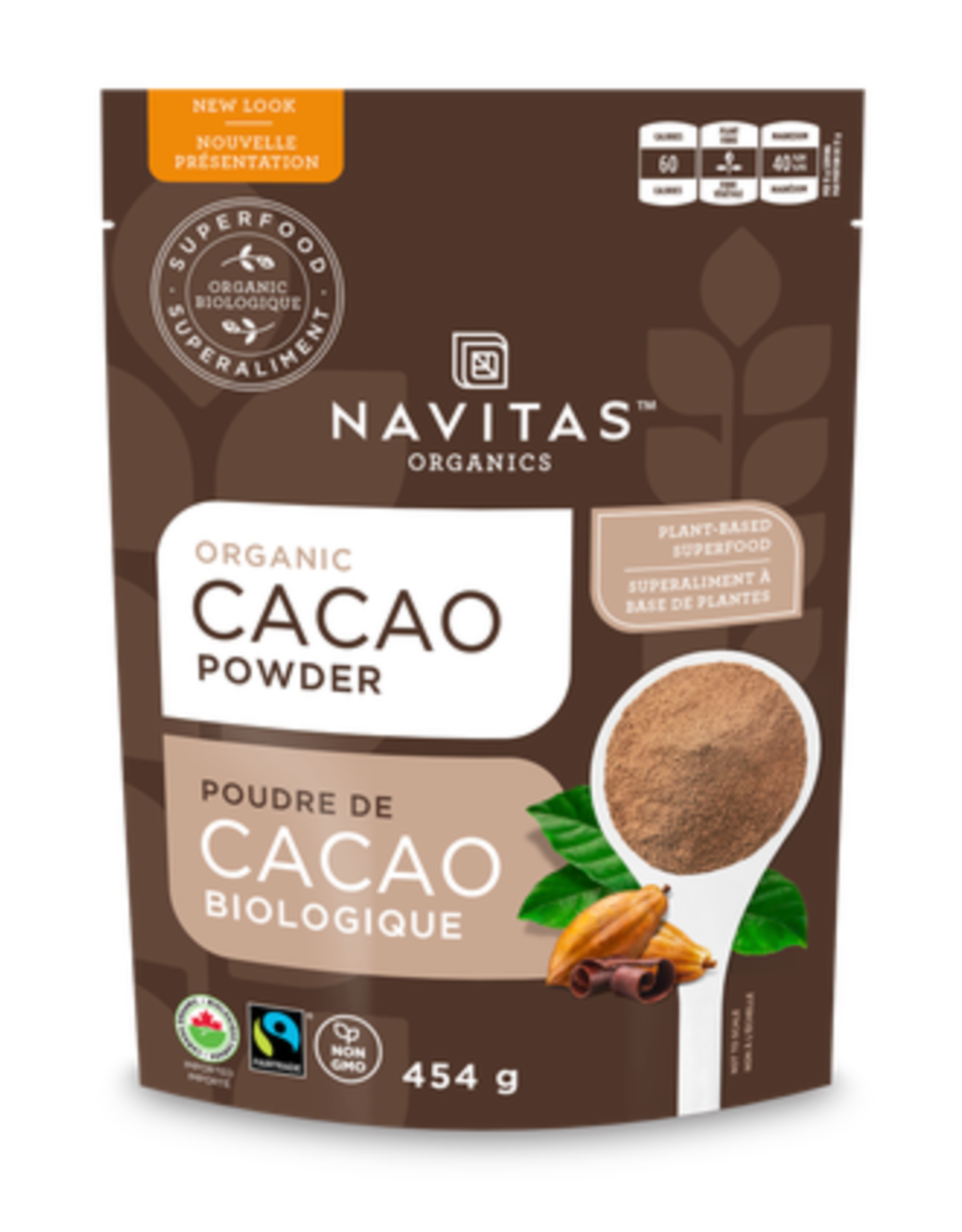 Navitas Organic Cacao 454g bag