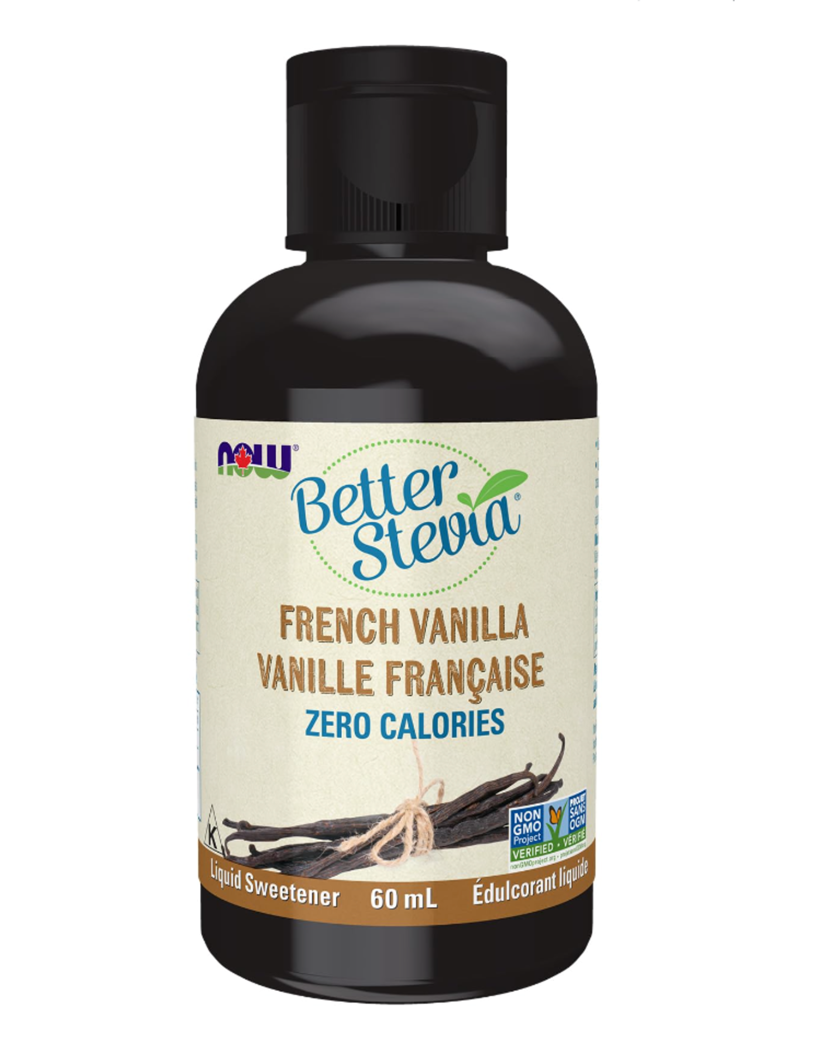 NOW Now Better Stevia French Vanilla 2oz