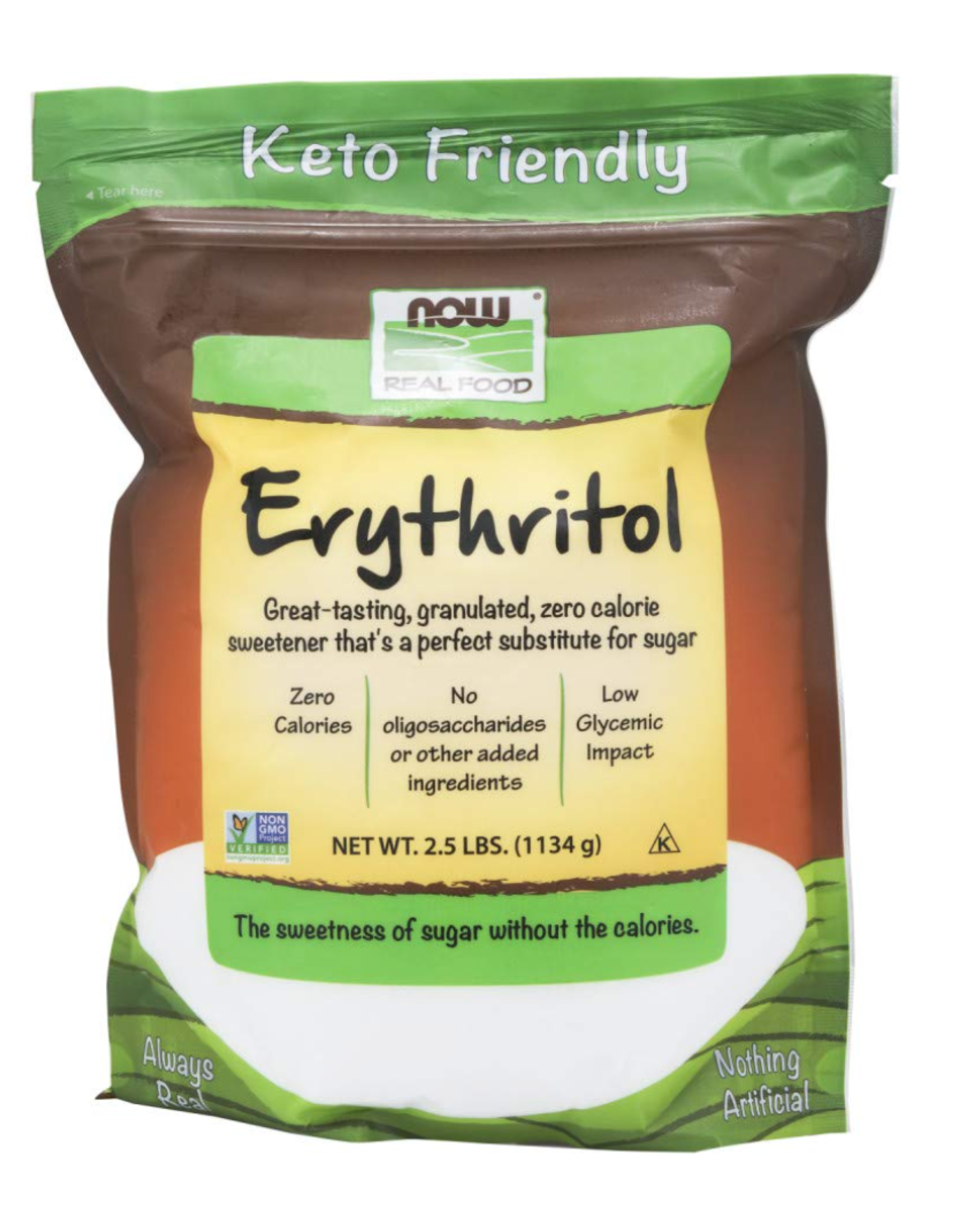 Now Erythritol 2.5lb