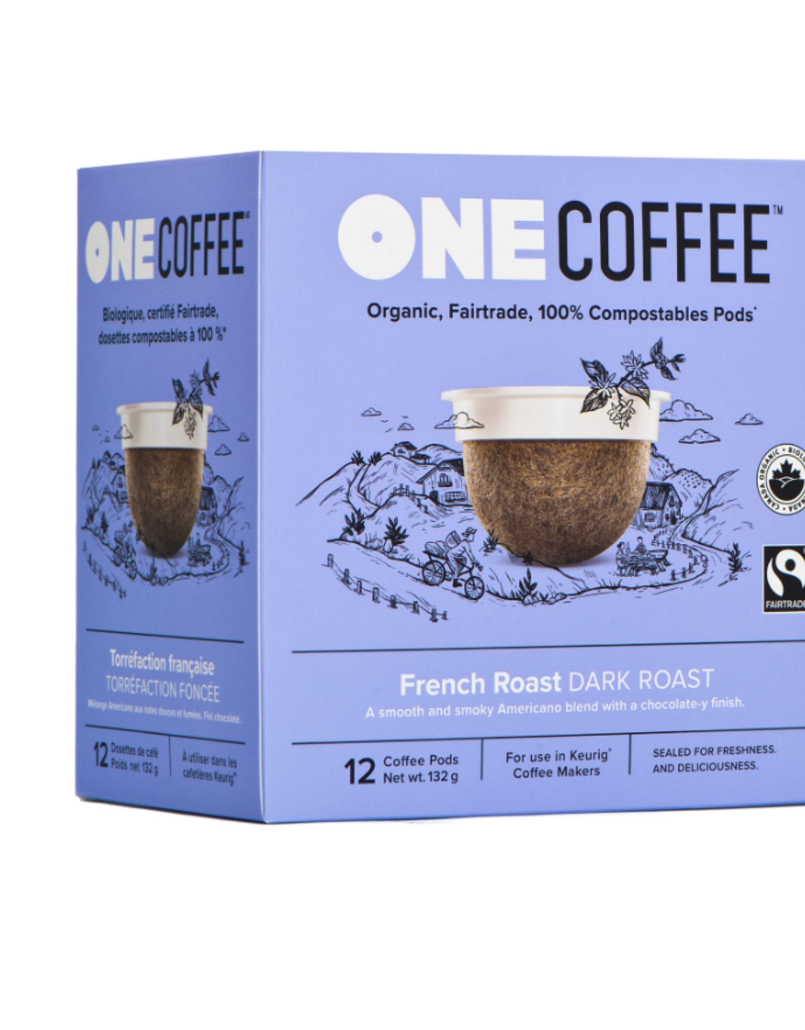 One Coffee One Coffee K-Cups Dark French Roast
