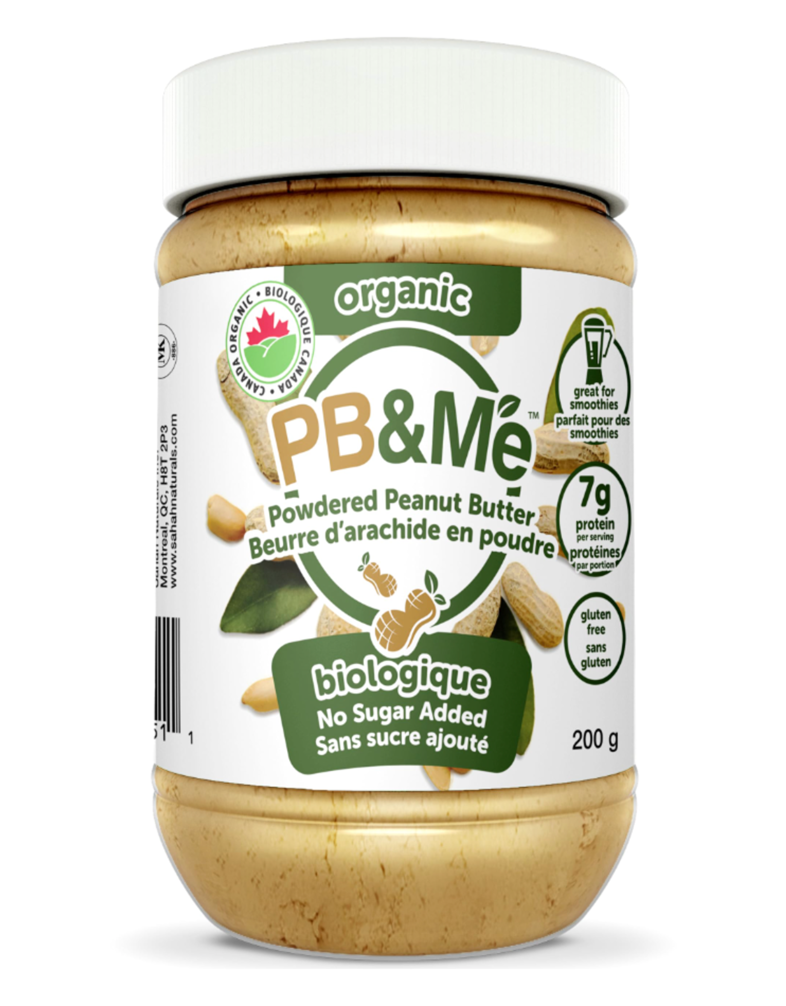 PB & Me Powdered PB NO SUGAR 200g