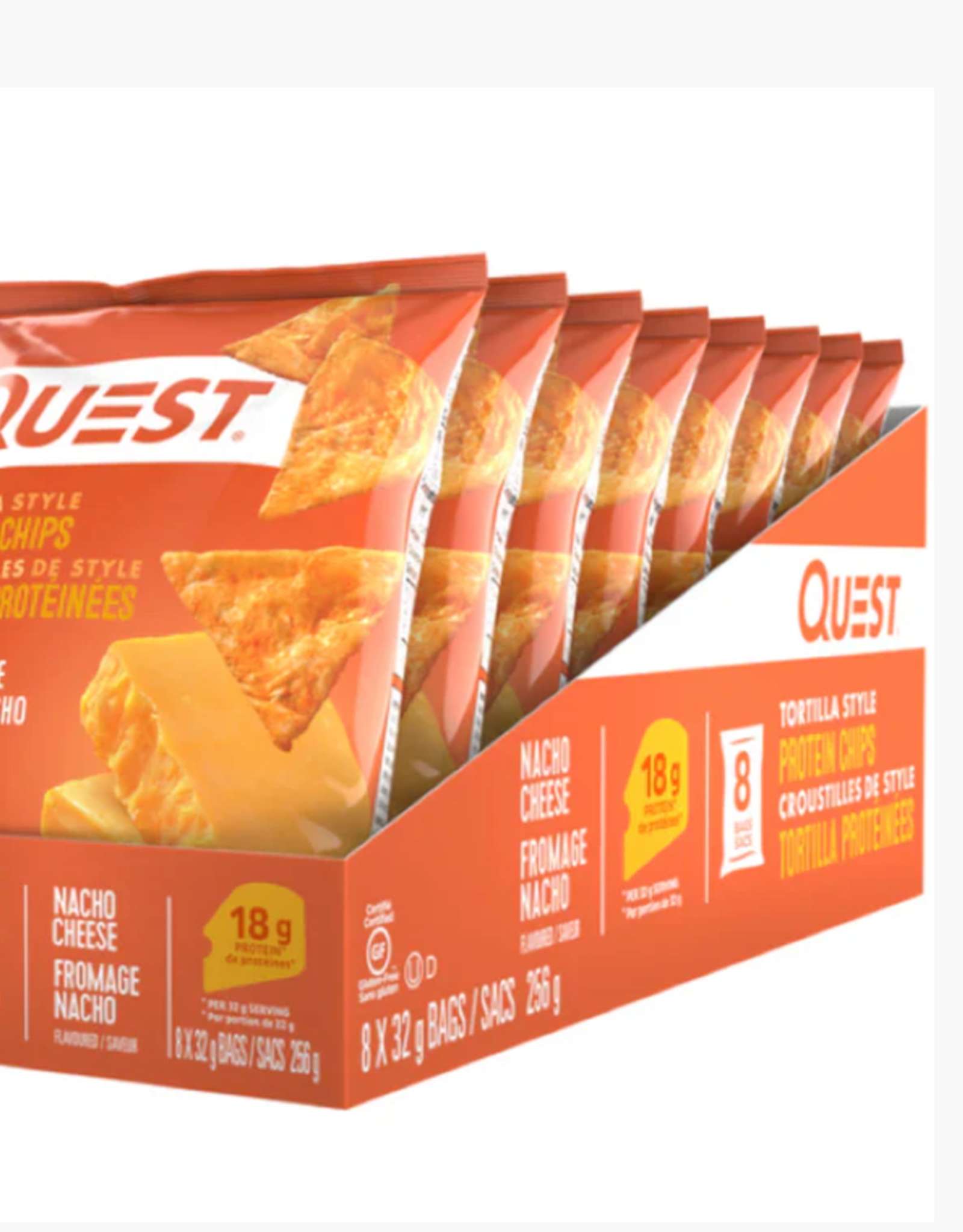 Quest Quest Chips Nacho Cheese CASE of 8