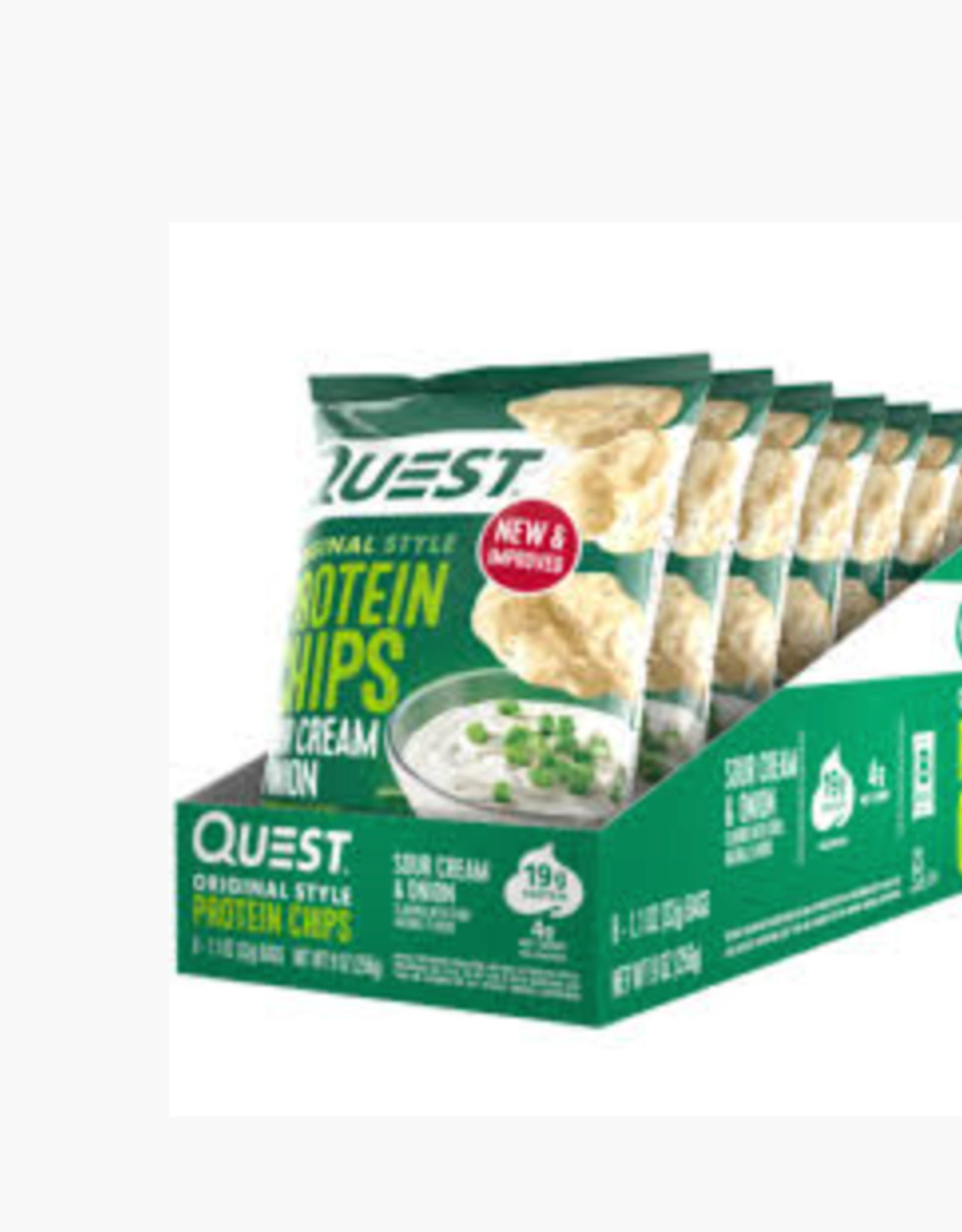 Quest Quest Chips Sour Cream & Onion CASE of 8