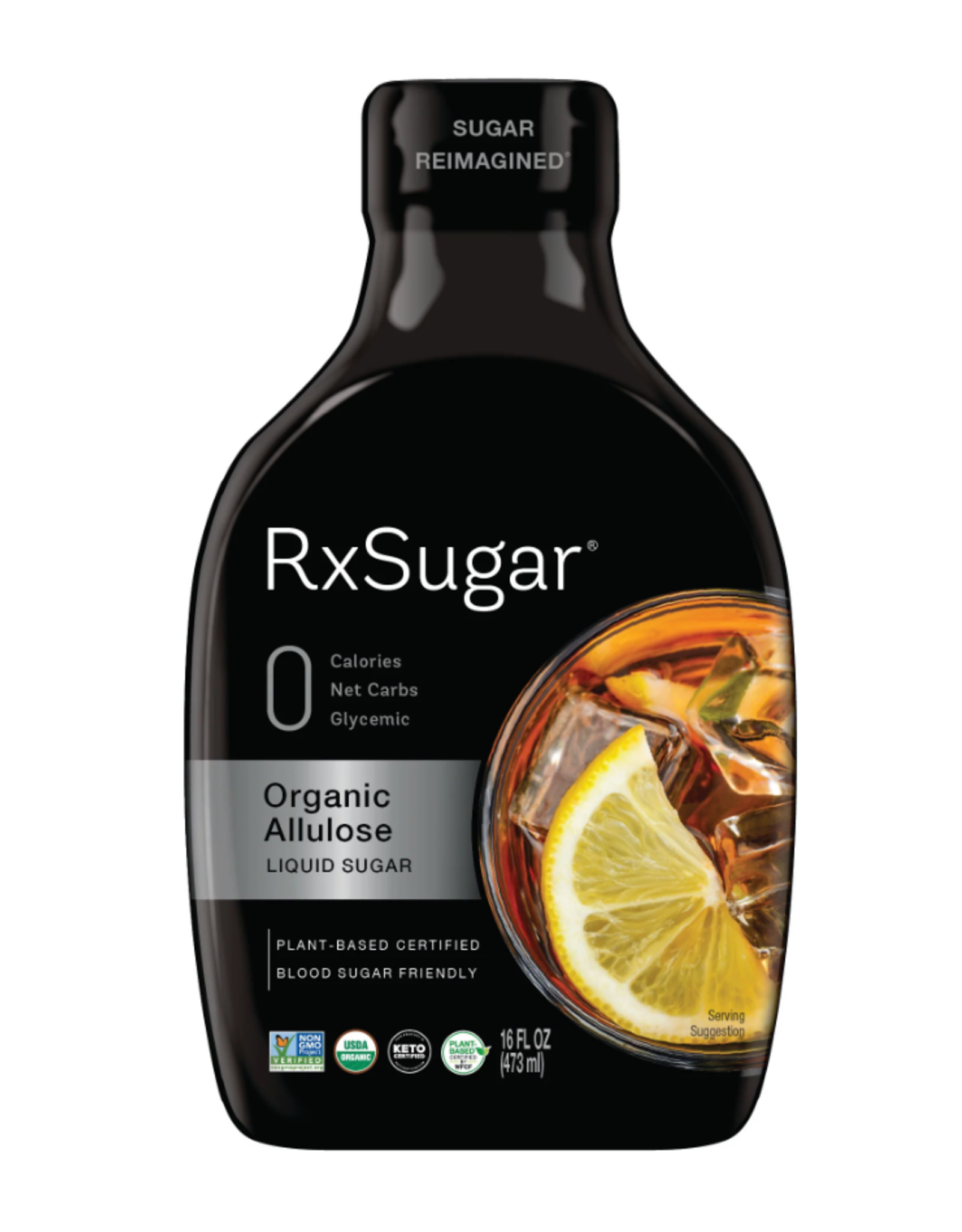RX Sugar Organic Liquid Syrup Allulose 16oz