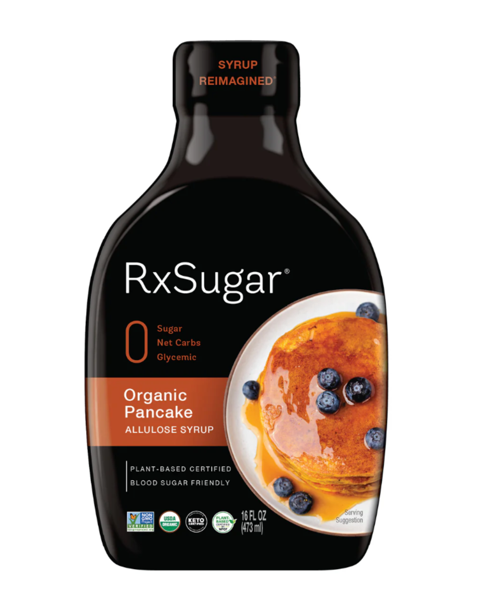 RX Sugar Pancake Maple Syrup Allulose 16oz