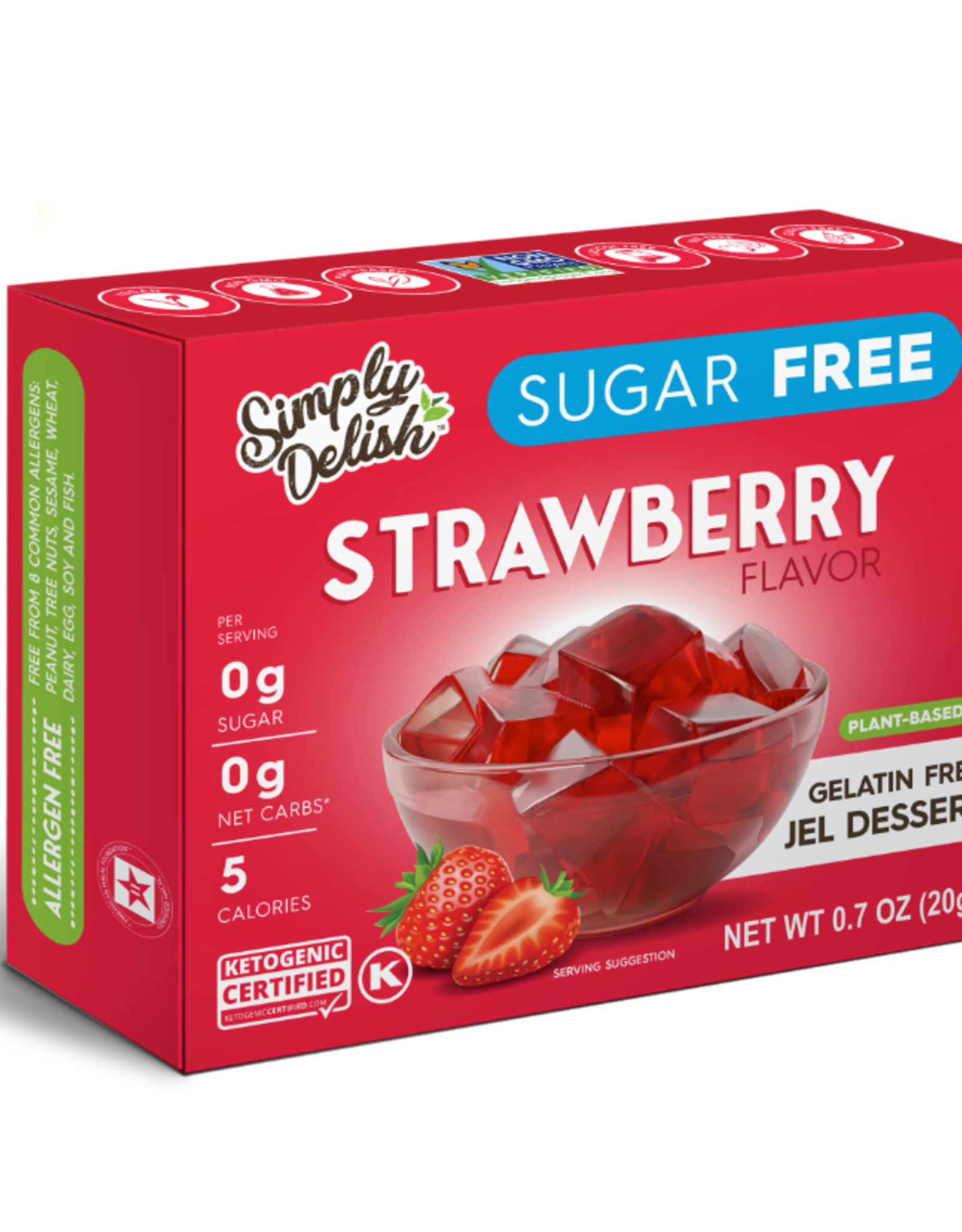 Simply Delish Simply Delish Jello Strawberry