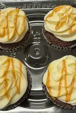 Leila Cupcakes Choc Caramel 4pk