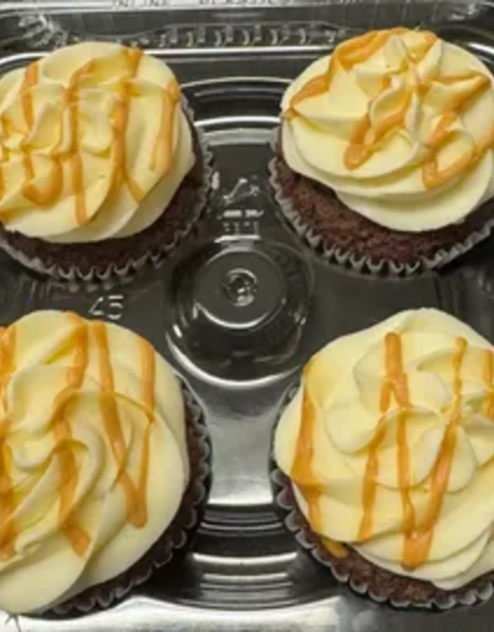 Leila Cupcakes Choc Caramel 4pk