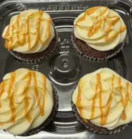 Leila Cupcakes Choc Caramel 4pk