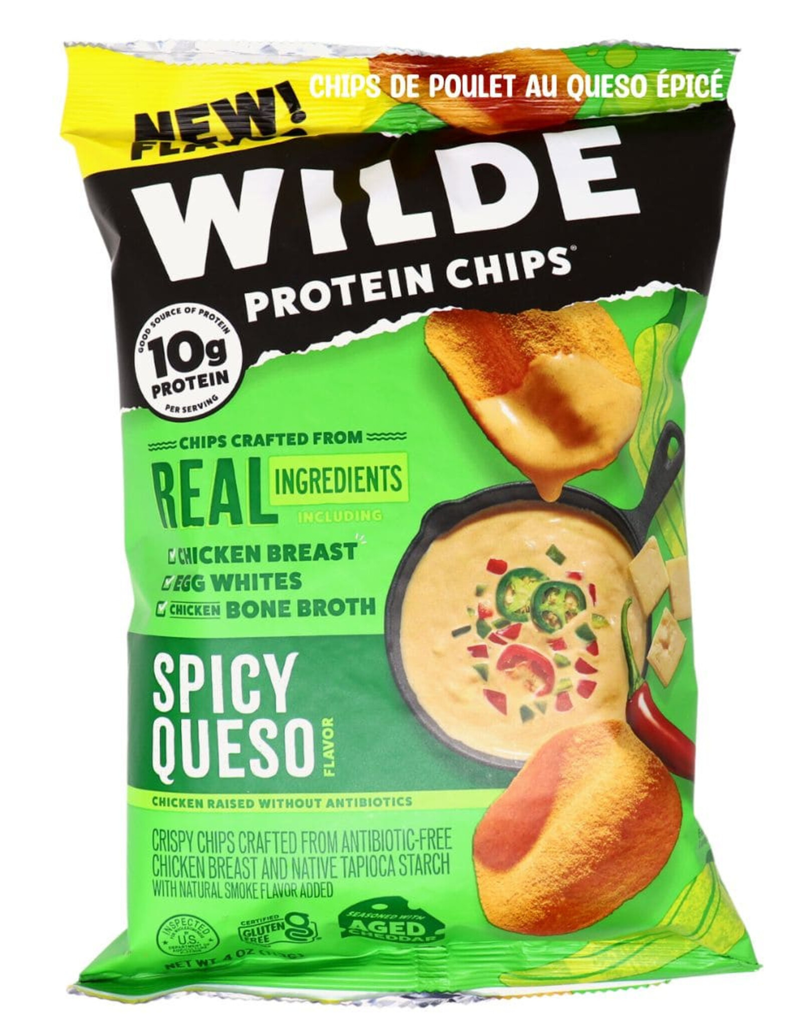 Wilde Protein Chip Spicy Queso