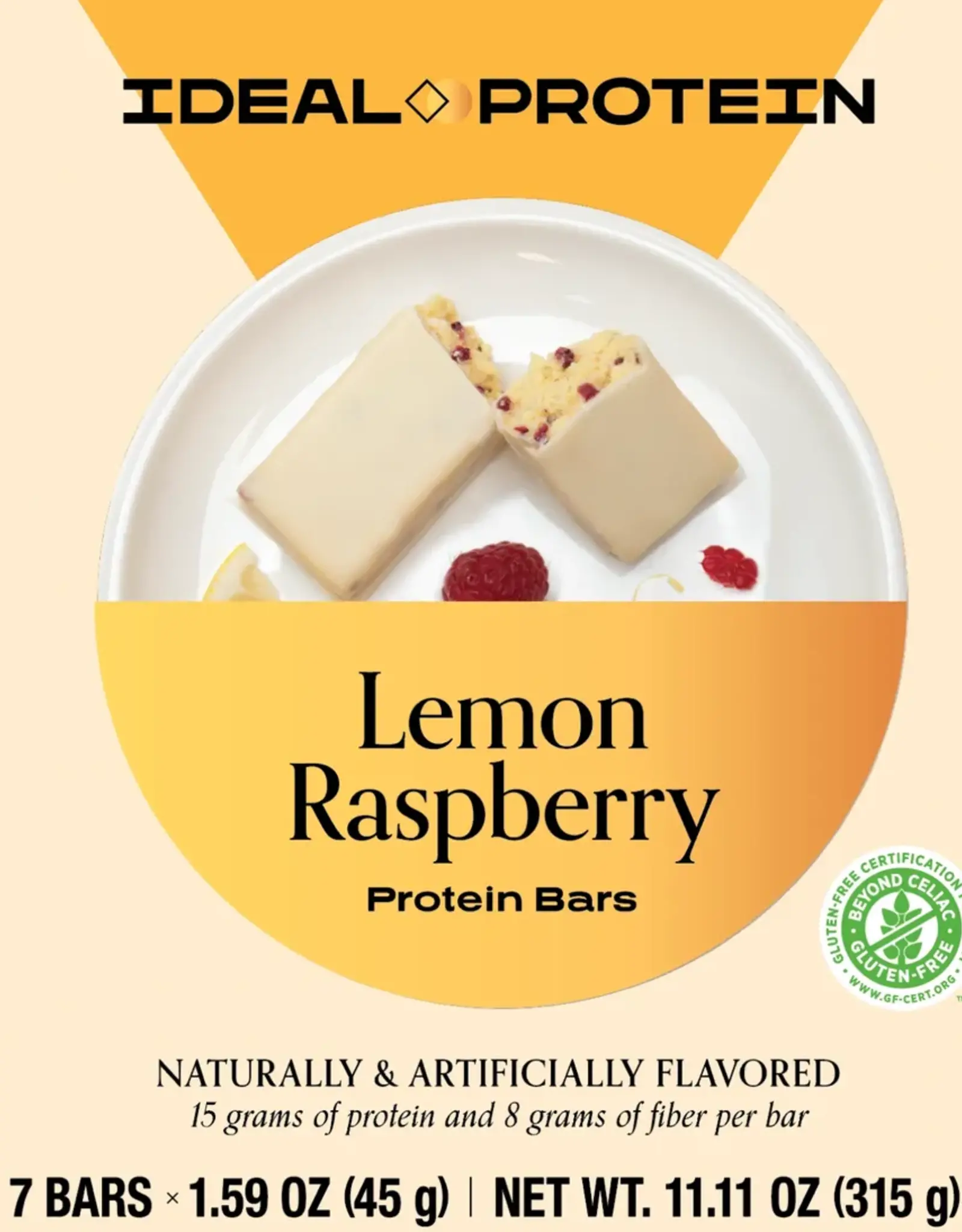 Ideal Protein Lemon Raspberry Bar 7pk DISCONTINUED