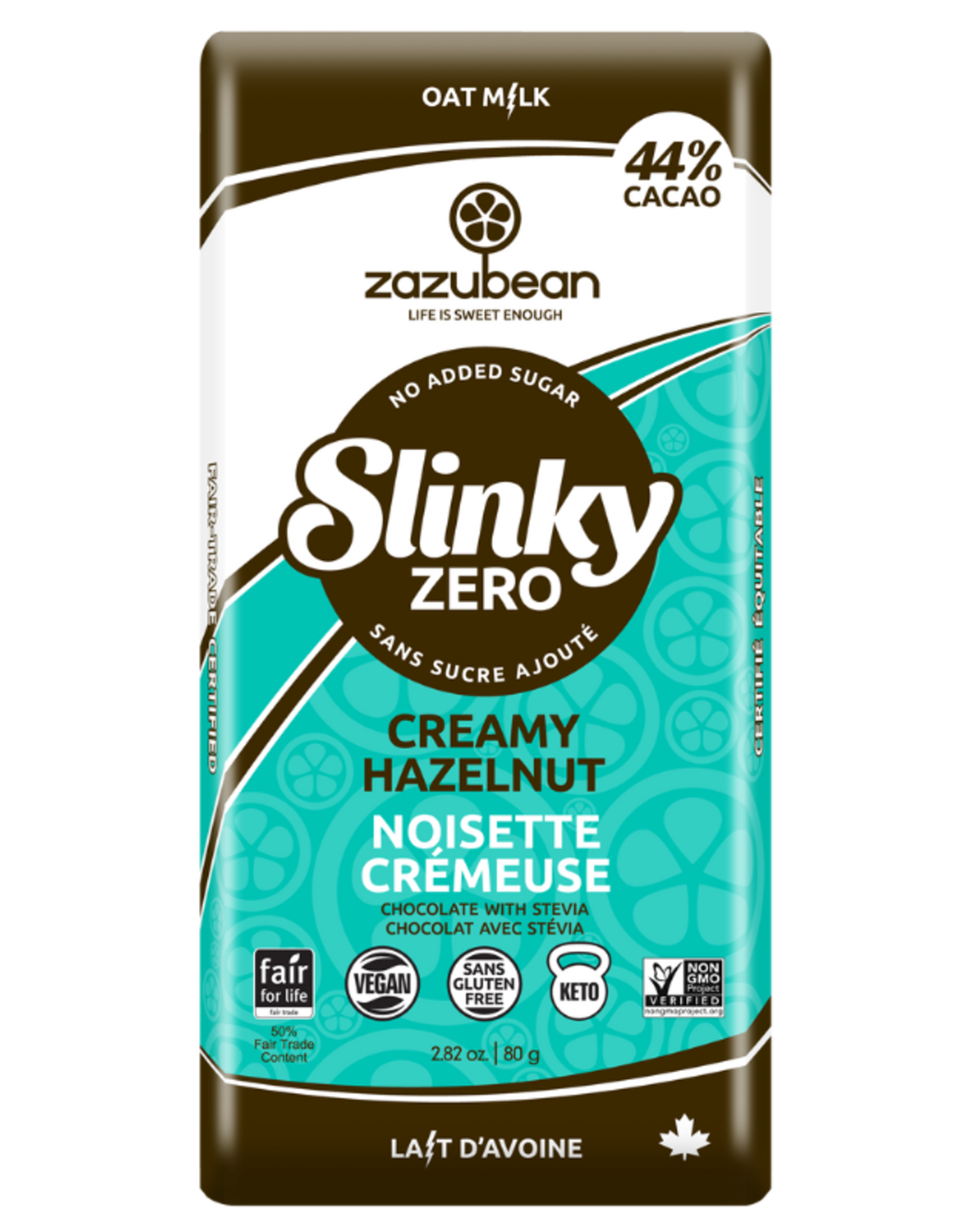 Zazubean Slinky Creamy Hazelnut Bar
