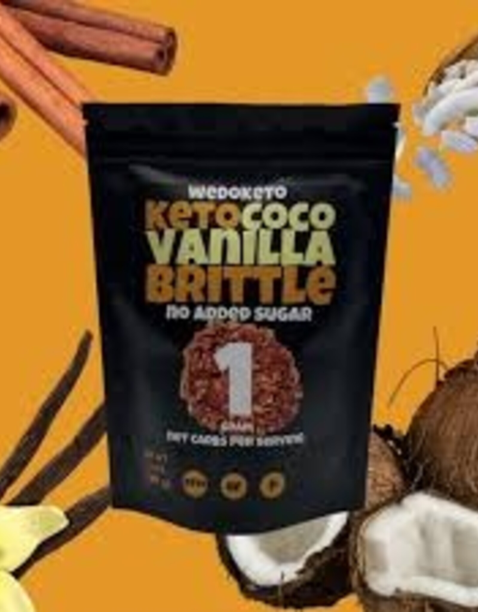 We Do Keto Coco Vanilla Brittle