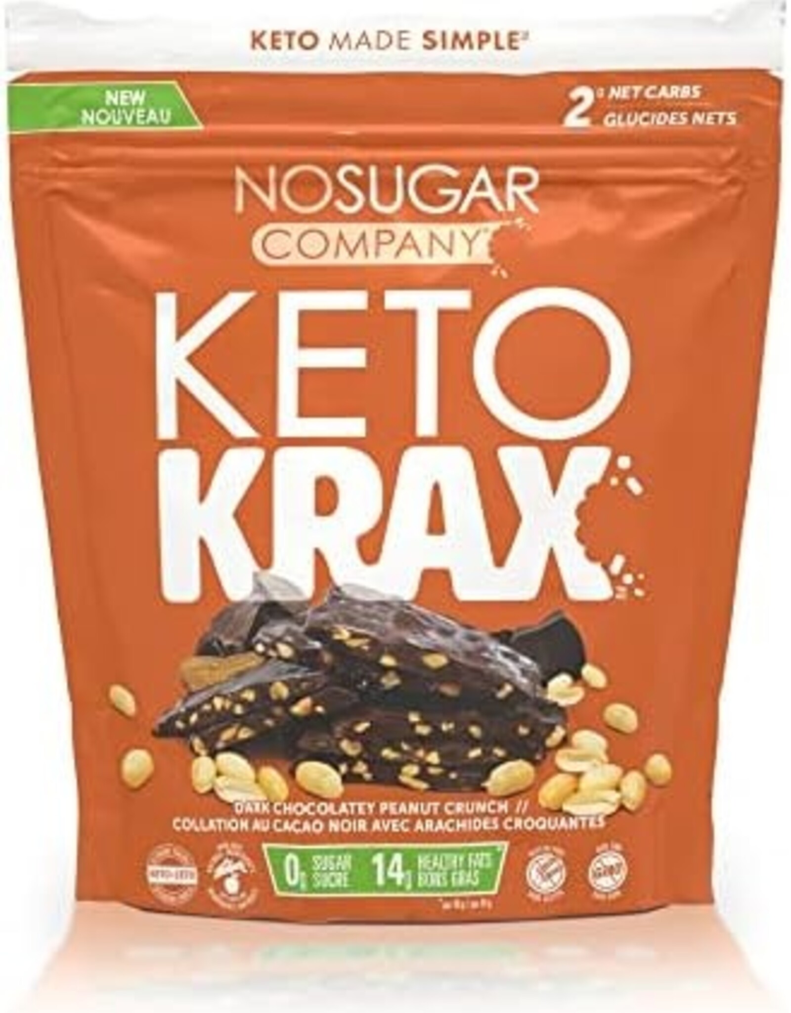Vegan Pure Vegan Pure Keto Krax Peanut Crunch 245g