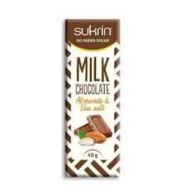 Sukrin Milk Choc Almonds & Sea Salt