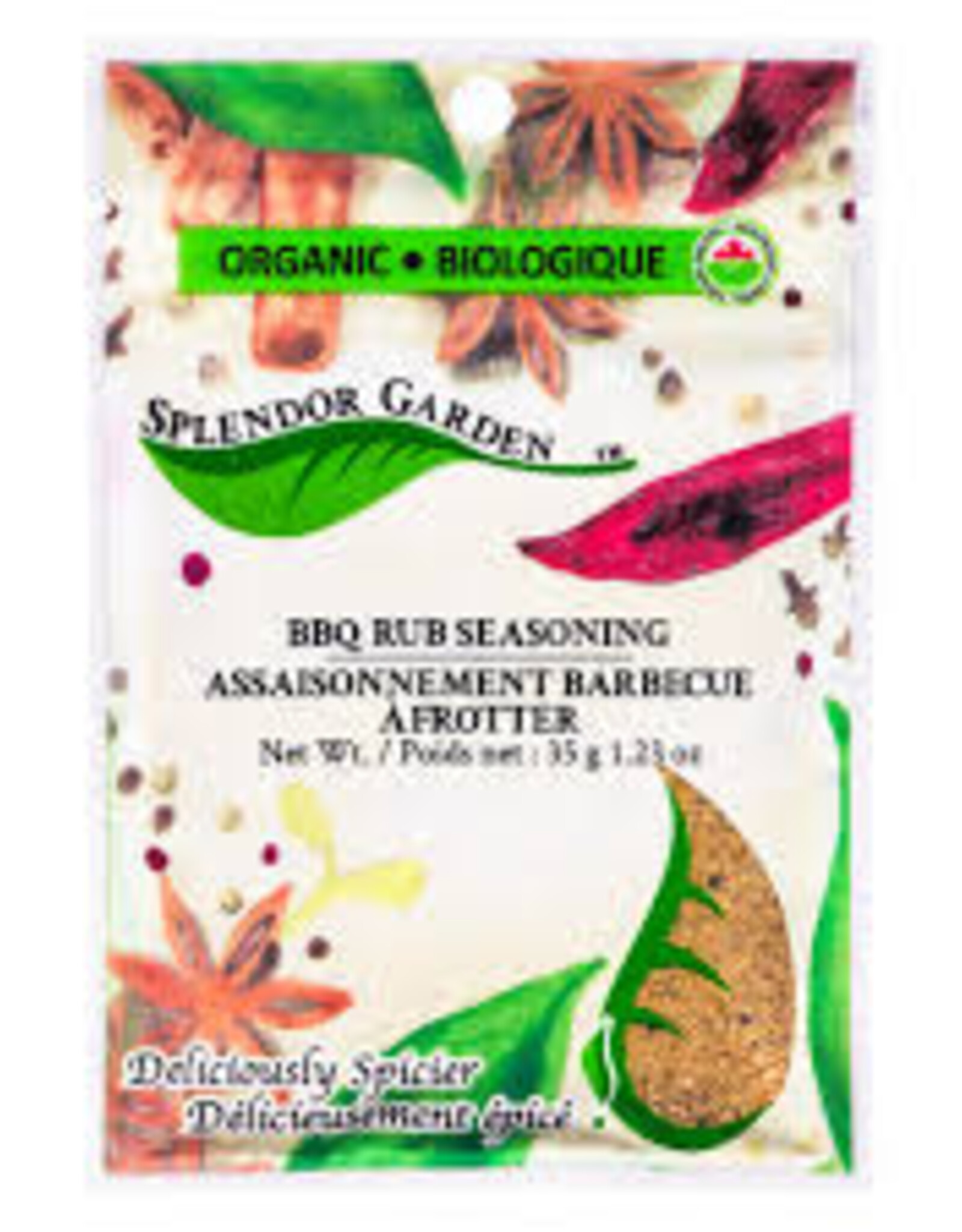 Splendor Garden Organic BBQ Rub Seasoning