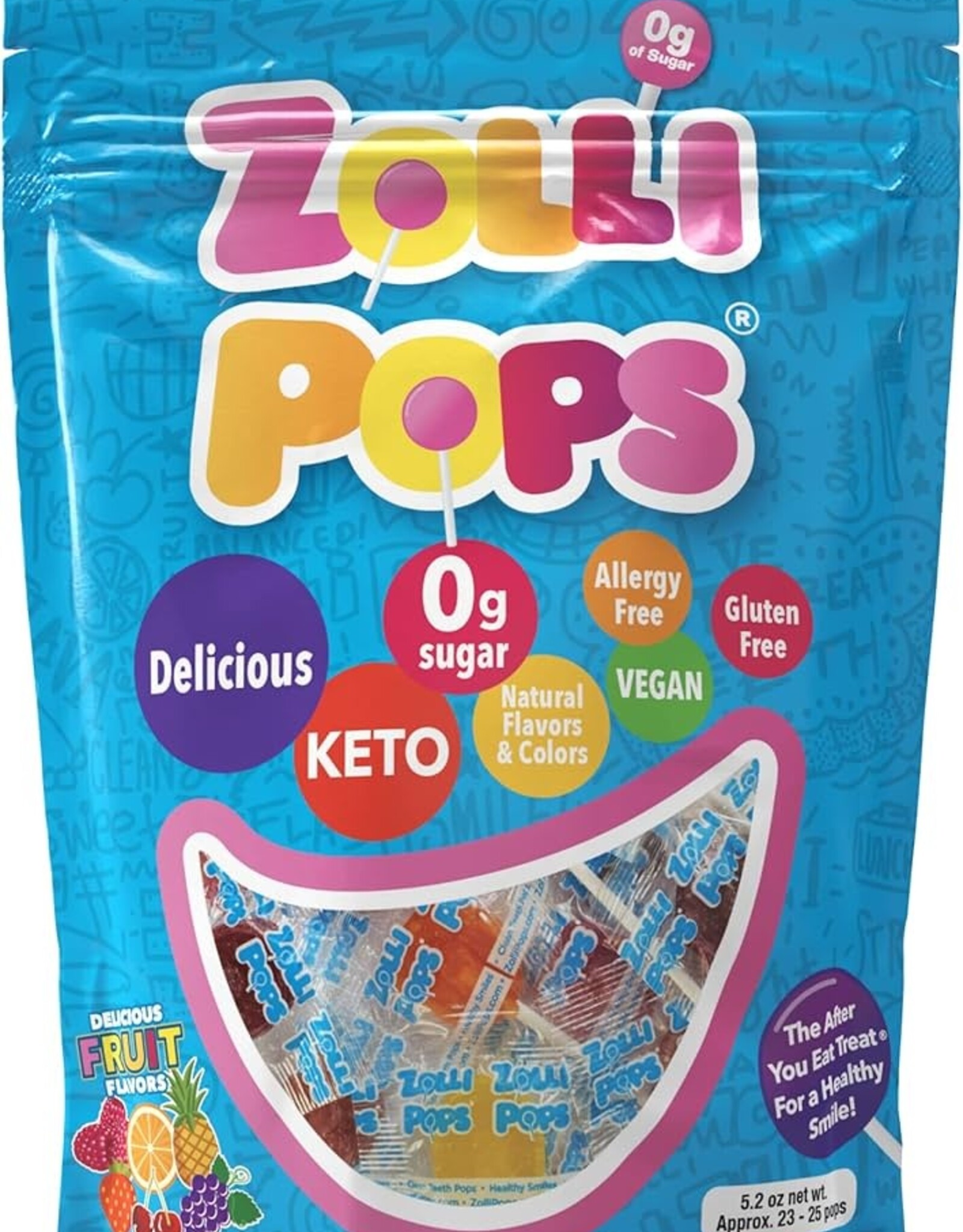 Zolli Pops suckers 8pk