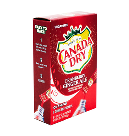Canada Dry Cranberry Ginger Ale Drink Mix 6 pk