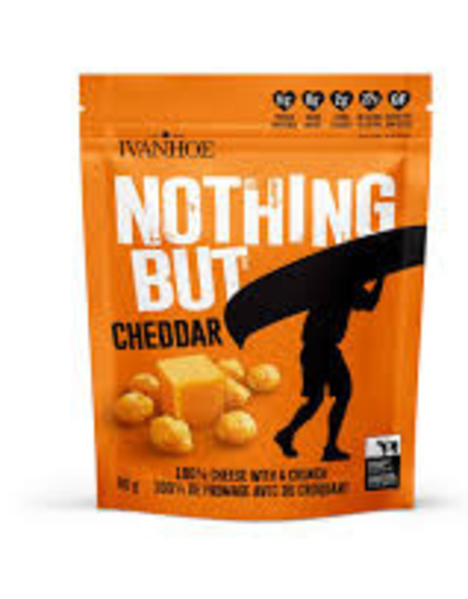 Ivanhoe Cheddar Nothing but the Cheese 57g bag