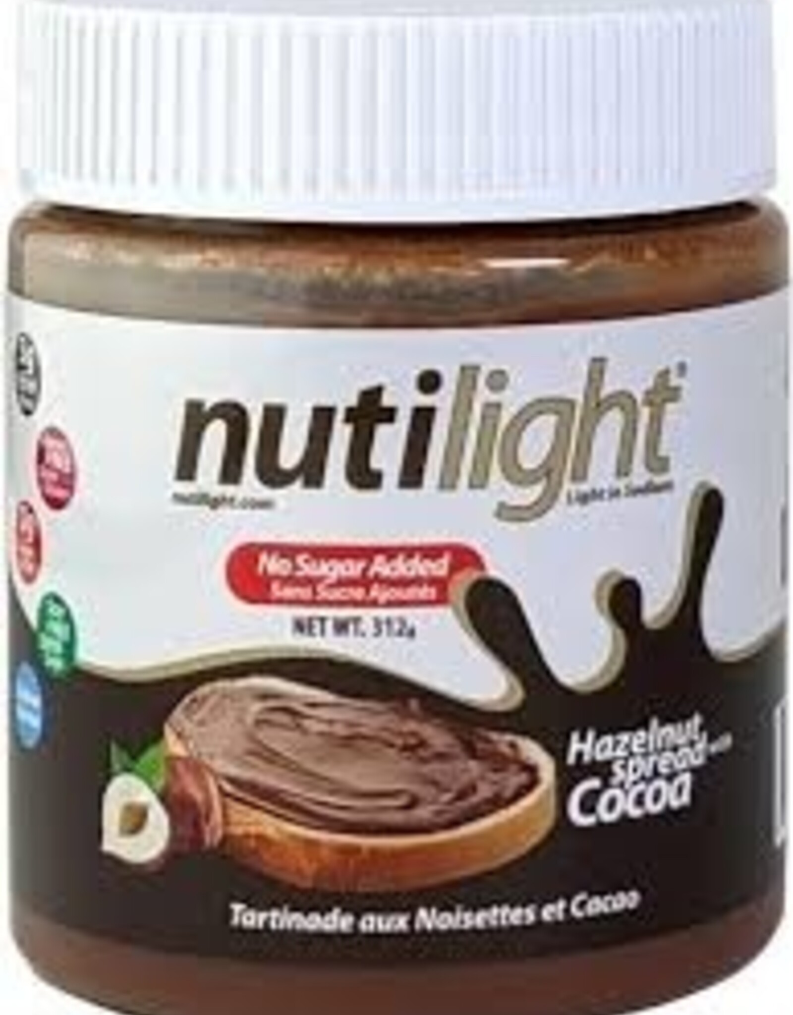 Nutilight Dark Choc Hazelnut spread