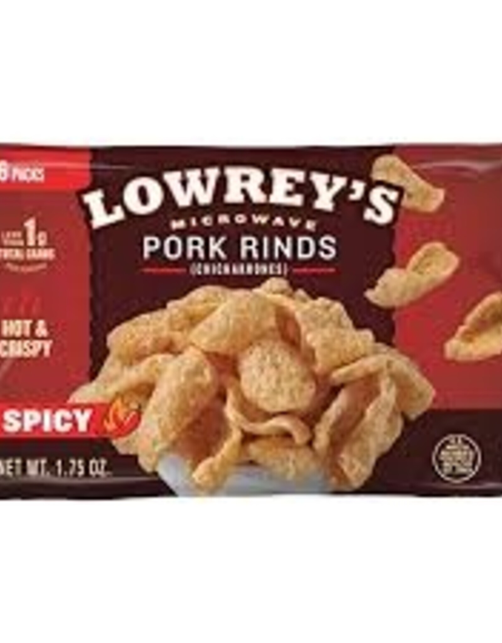 Lowrey's Hot & Spicy Pork Rinds