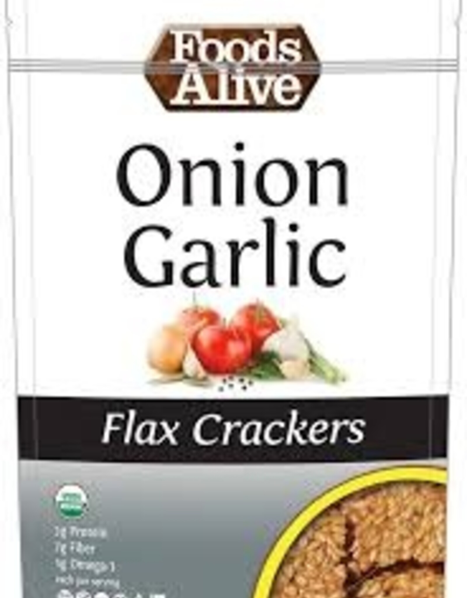 Foods Alive Onion & Garlic Crackers