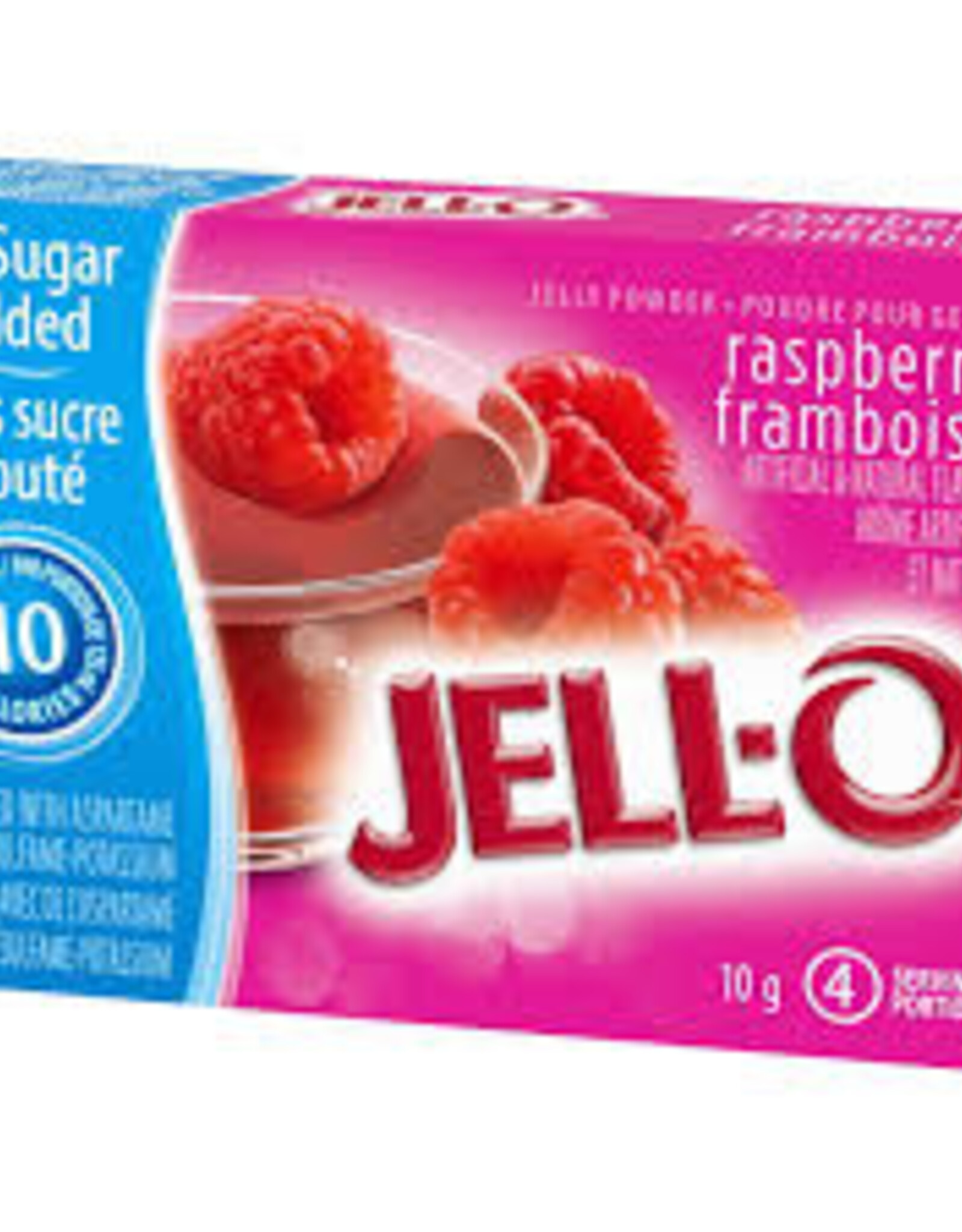 Jello Jello Gelatin Mix Raspberry 10g