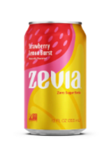 Zevia Soda Strawberry Lemon Burst