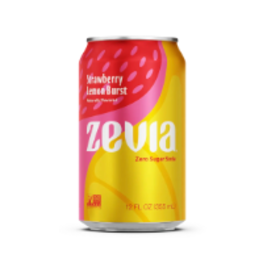 Zevia Soda Strawberry Lemon Burst