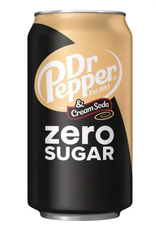 Dr Pepper Cream Soda Zero Sugar Can