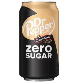 Dr Pepper Cream Soda Zero Sugar Can