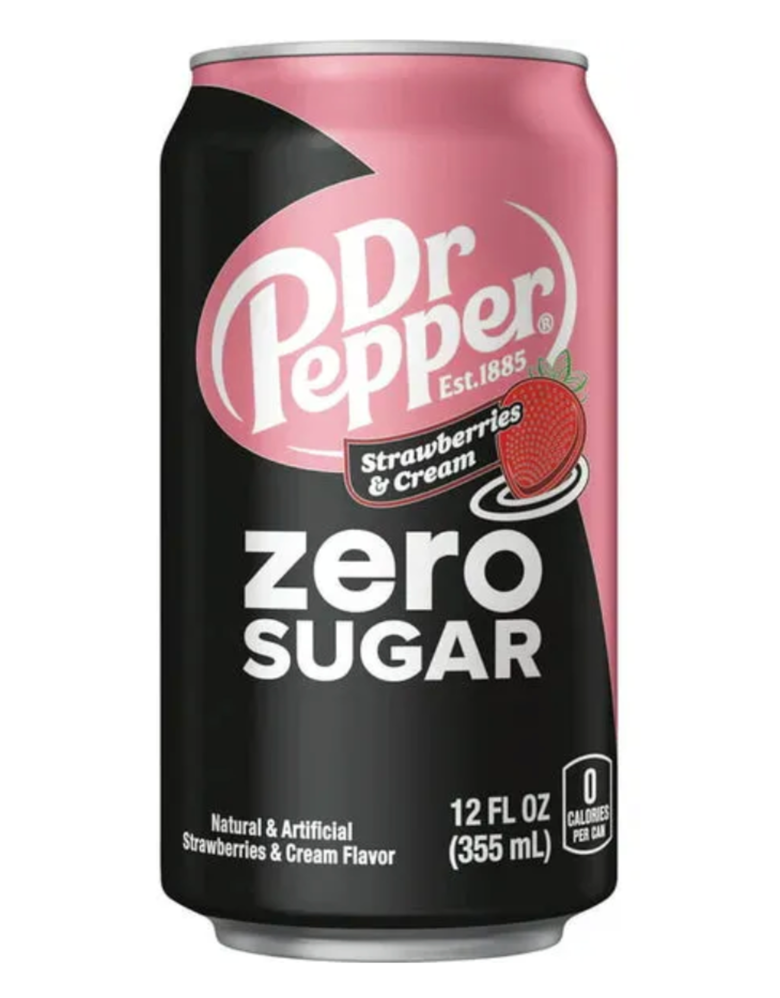 Dr Pepper Strawberry Zero Sugar Can