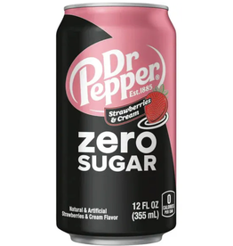 Dr Pepper Strawberry Zero Sugar Can