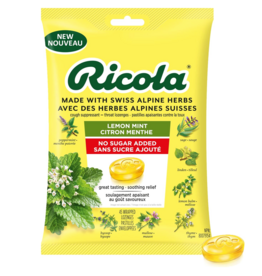 Herbion Ricola Lemon Mint Throat Lozenge